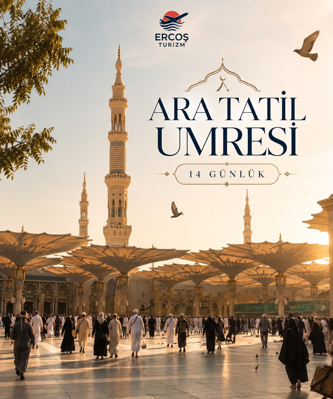 Ara Tatil Umresi – Ercoş Turizm afişi