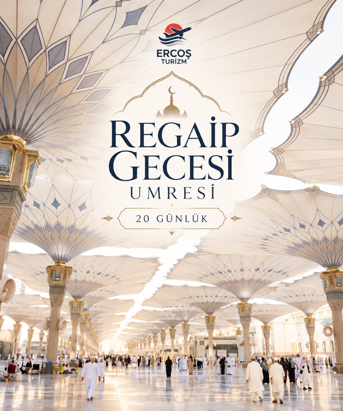 Regaip Gecesi Umresi – Ercoş Turizm afişi